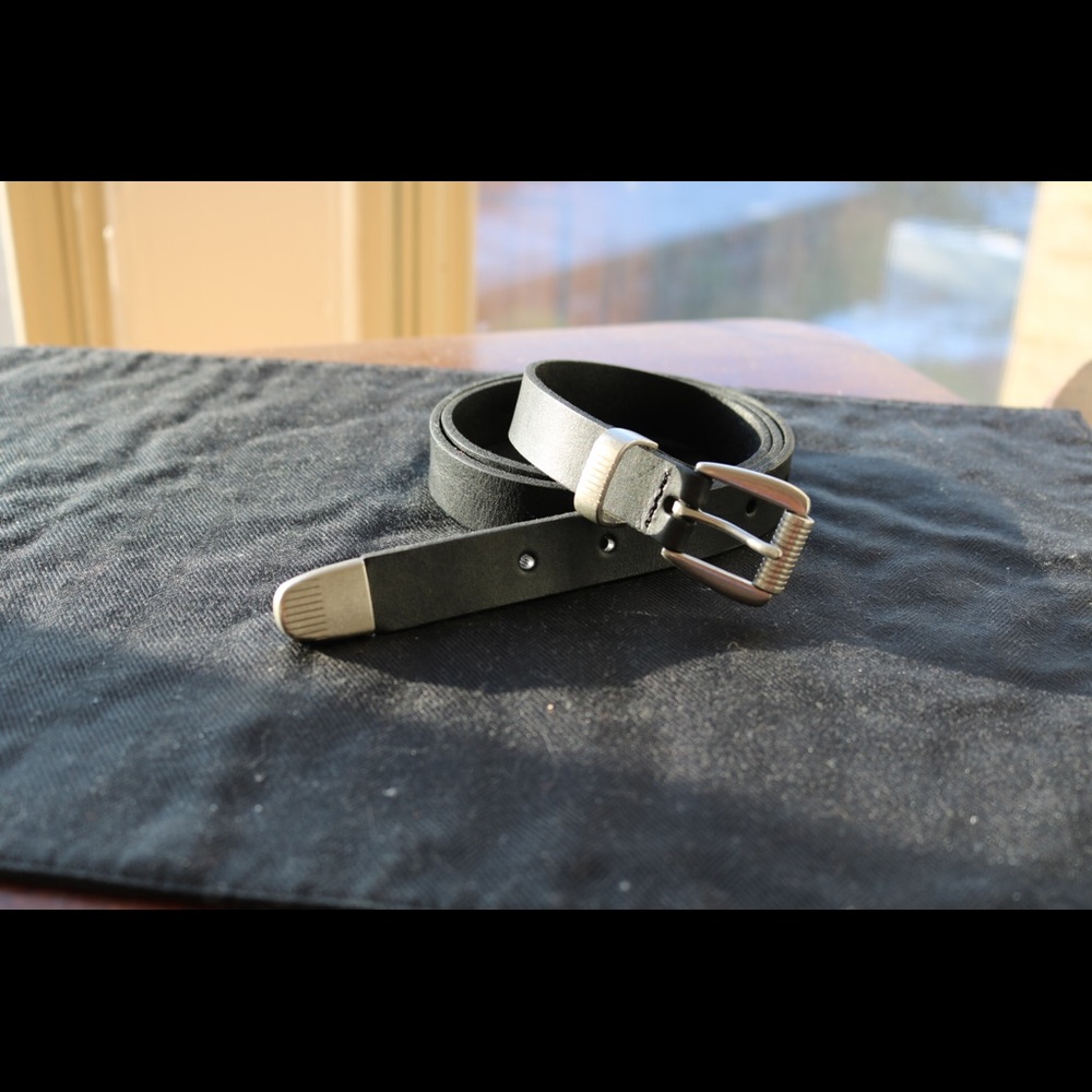Madewell Three Piece Belt in Black